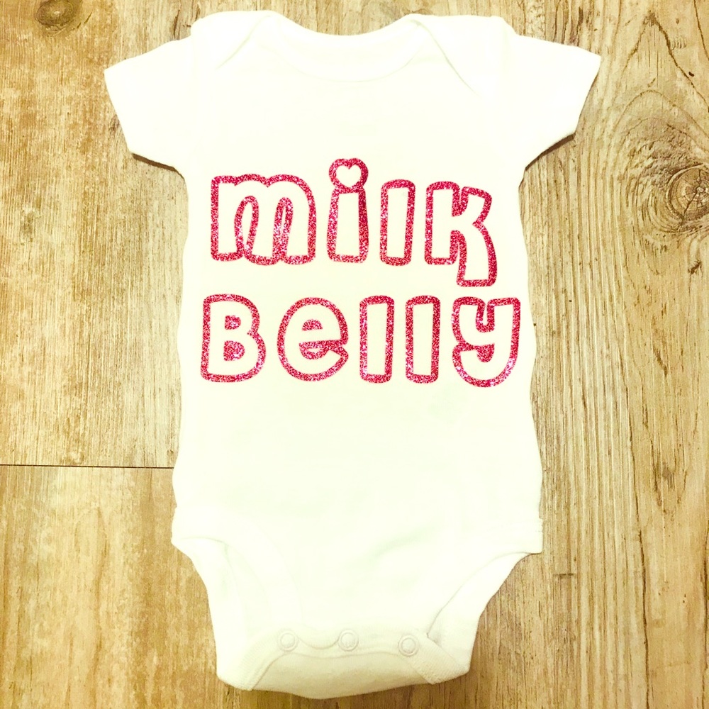 Milk belly onesie